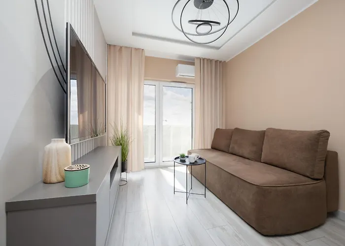 Srebrzyńska Klimatyzowane Blisko Manufaktury Parking W Garażu By Renters Prestige Apartament Łódź