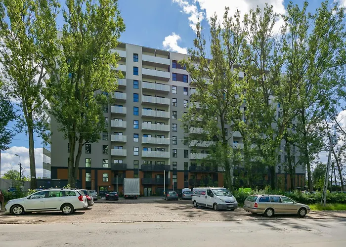 Apartament Srebrzyńska Klimatyzowane Blisko Manufaktury Parking W Garażu By Renters Prestige Łódź